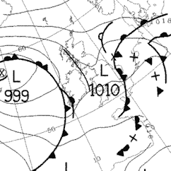 Met Office chart for the 24th August 2011