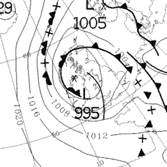 Met Office chart for the 8th June 2011