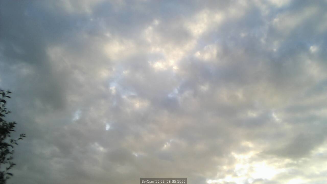 A view of the southern sky over the Otter Valley in Devon.